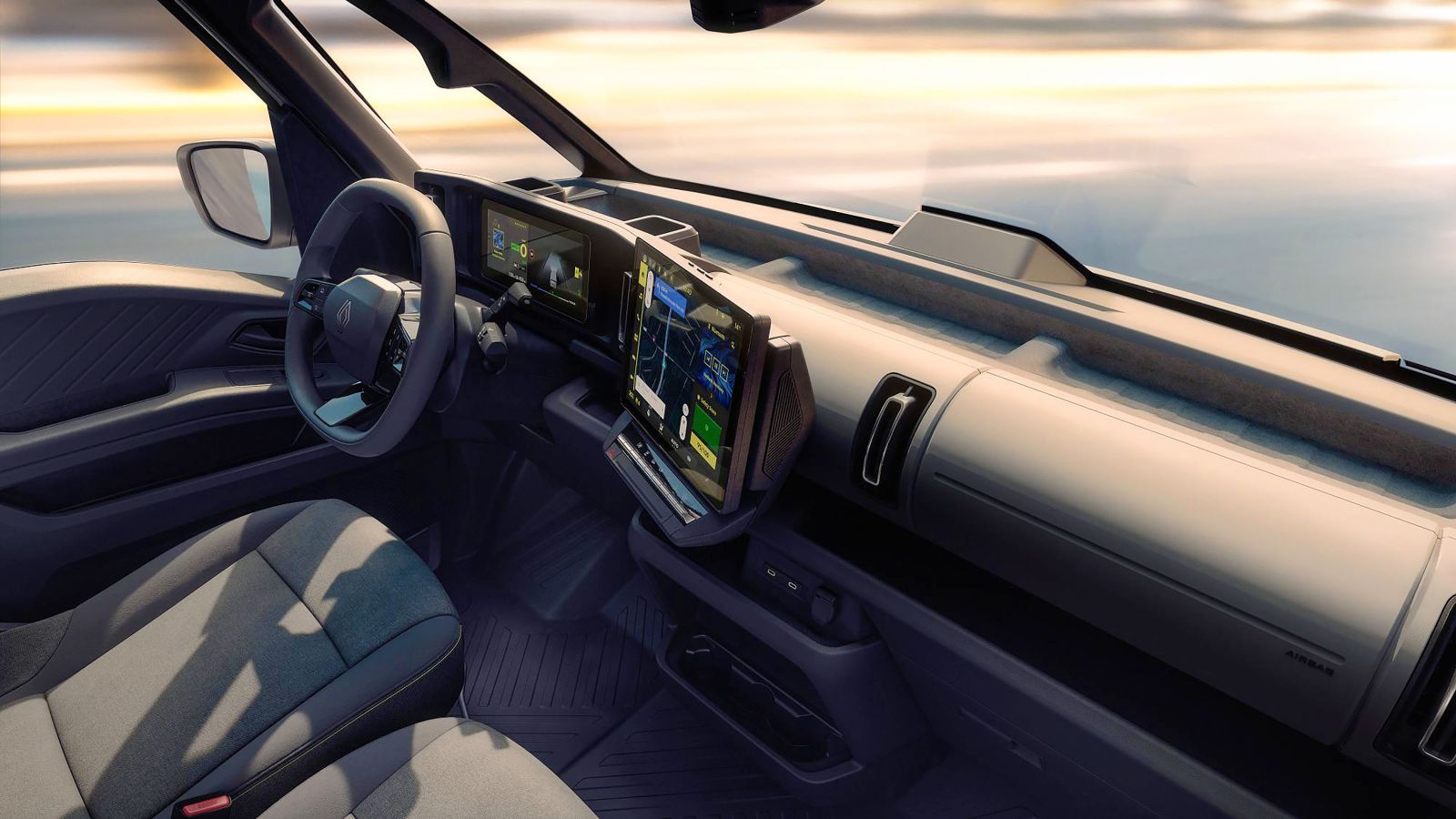 Renault Trafic E-Tech Interior Driver Cabin Design