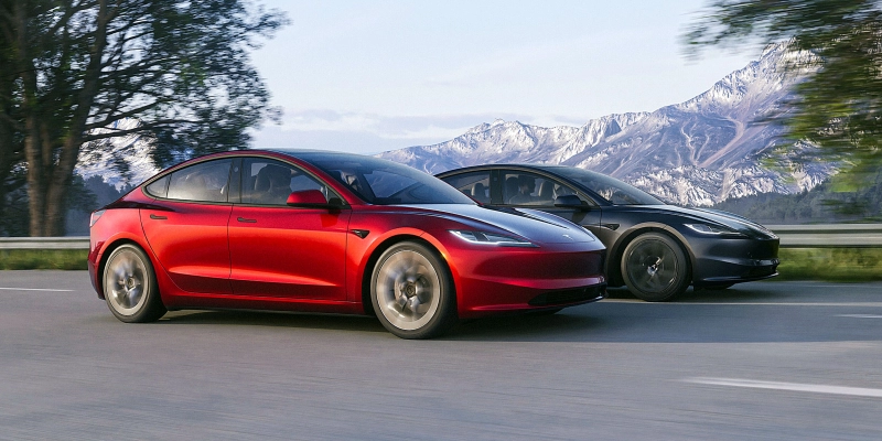 The new Tesla Model 3 Facelift 2024 has just been revealed