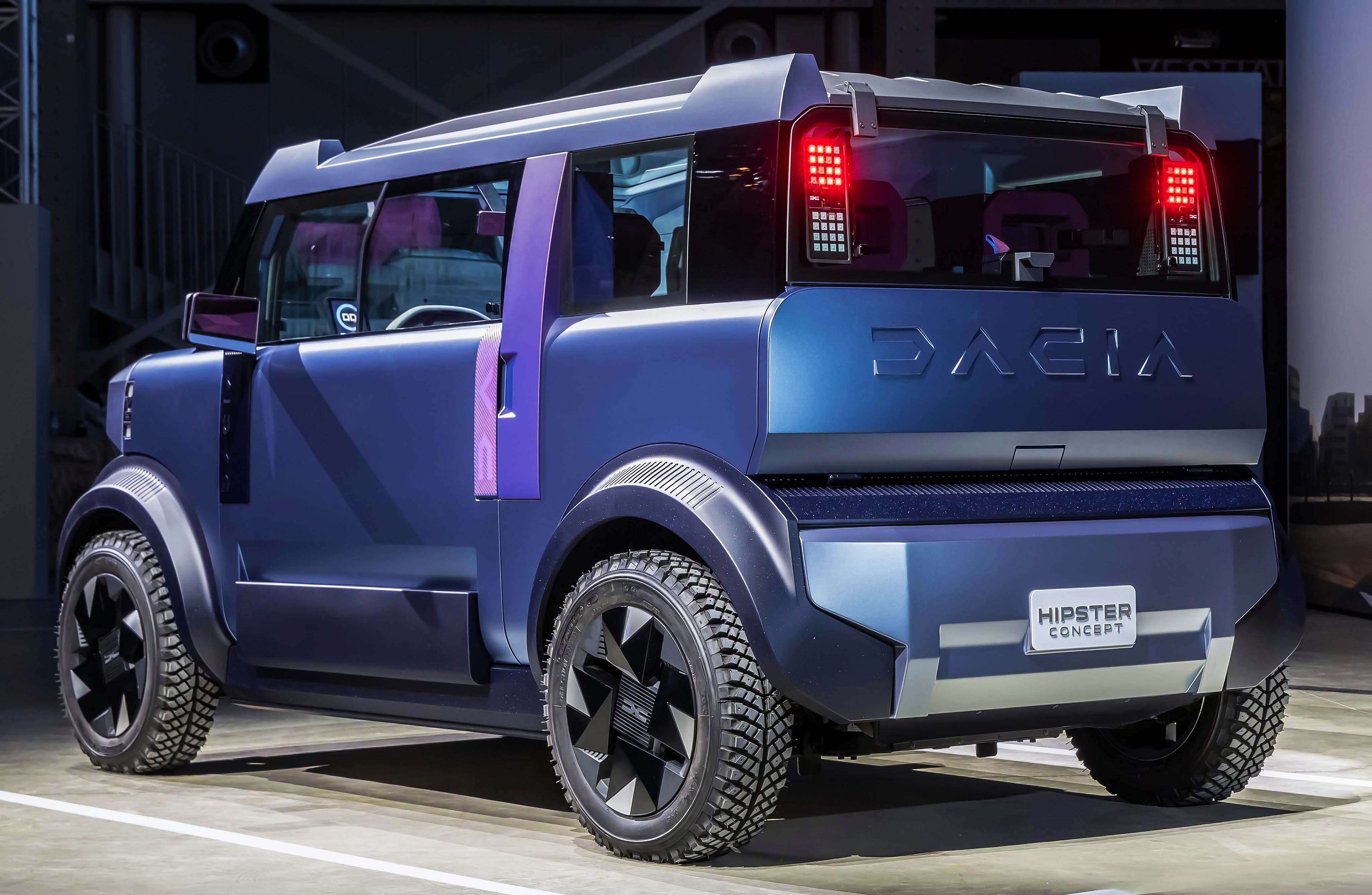 Dacia Hipster Concept 2025 Exterior Rear Design