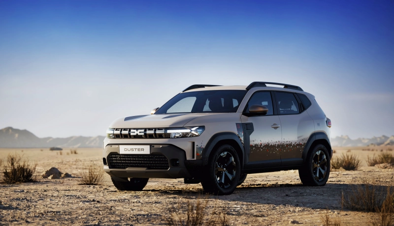 Dacia launches Duster Spirit of Sand Limited edition of 500 units celebrating Dakar victory