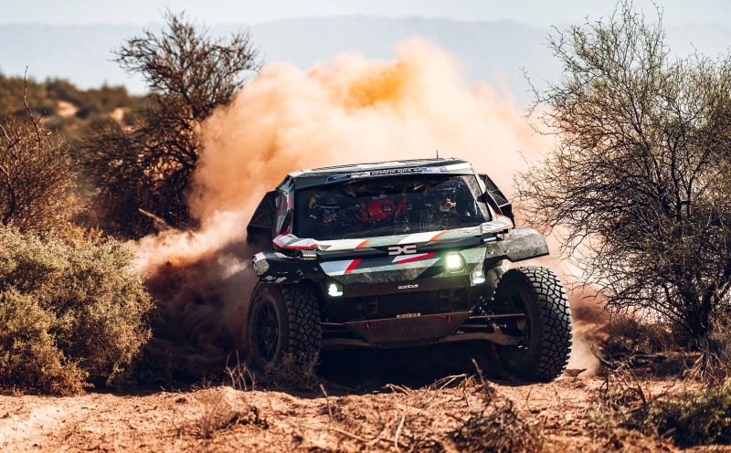Dacia Sandriders in Argentina: Big tire problems on the first day, followed by a stage win in the second round