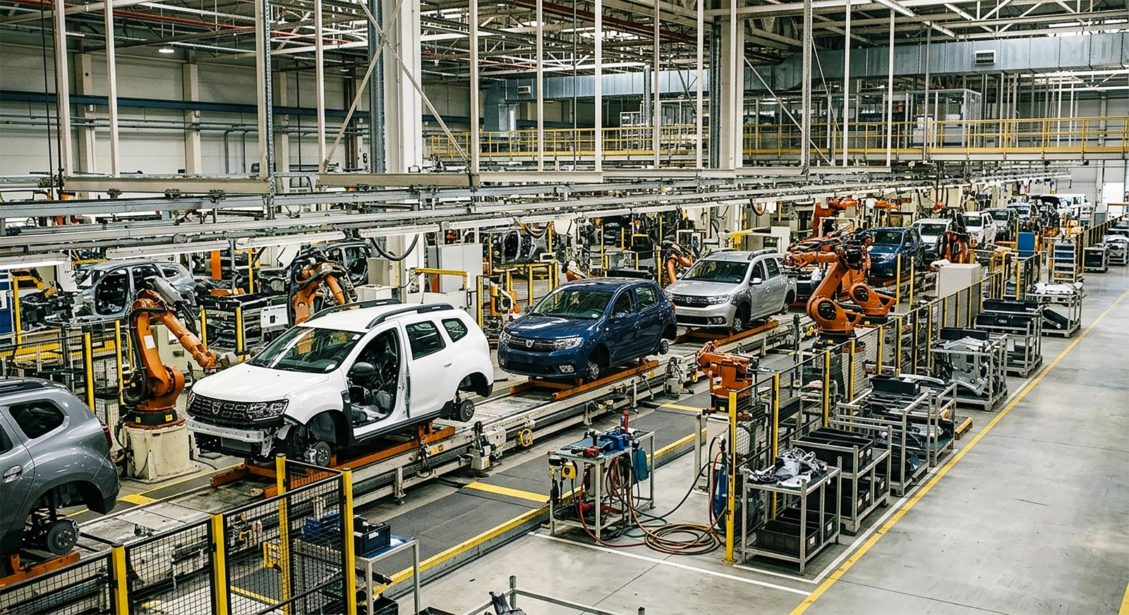 Dacia și Ford au oprit producția la Mioveni și Craiova până pe 19 august pentru mentenanță