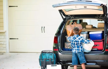 How do you prepare for a long trip with your family?