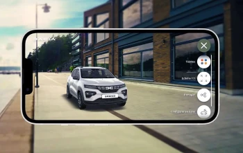 Dacia lansează aplicația de Realitate Augmentată în România: Întreaga gamă poate fi vizualizată acum direct pe telefon